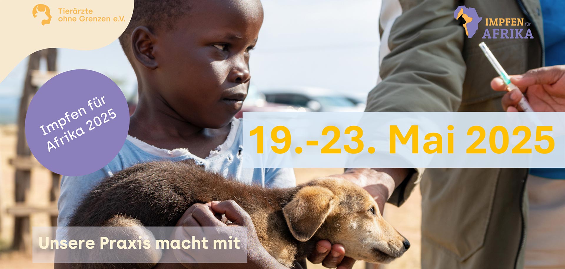 Anzeige von Tierärzte ohne Grenzen e. V. | Helfen gegen Tollwut in Afrika – jetzt spenden
